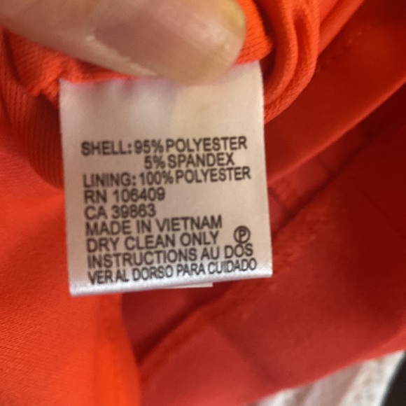 NWT Tahari Arthur S Levine Dress Coral Size 4 - Picture 9 of 11